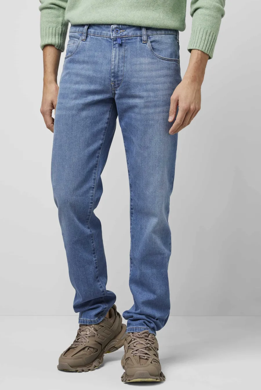 Meyer M5 Jeans - 6209 Regular Fit - Fairtrade Stretch Denim - Light Bl