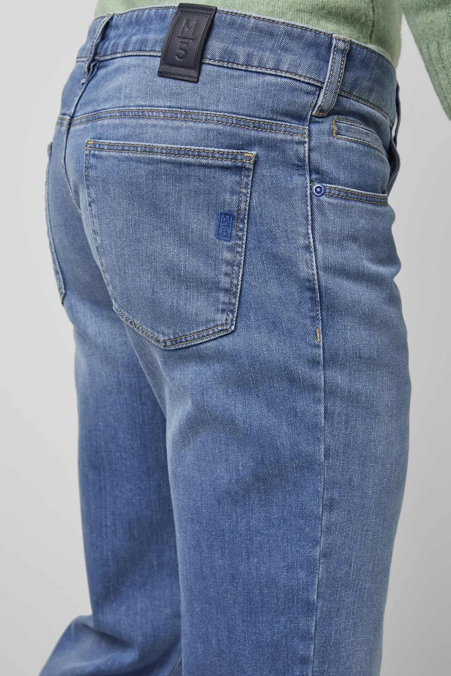 Meyer M5 Jeans - 6209 Regular Fit - Fairtrade Stretch Denim - Light Bl