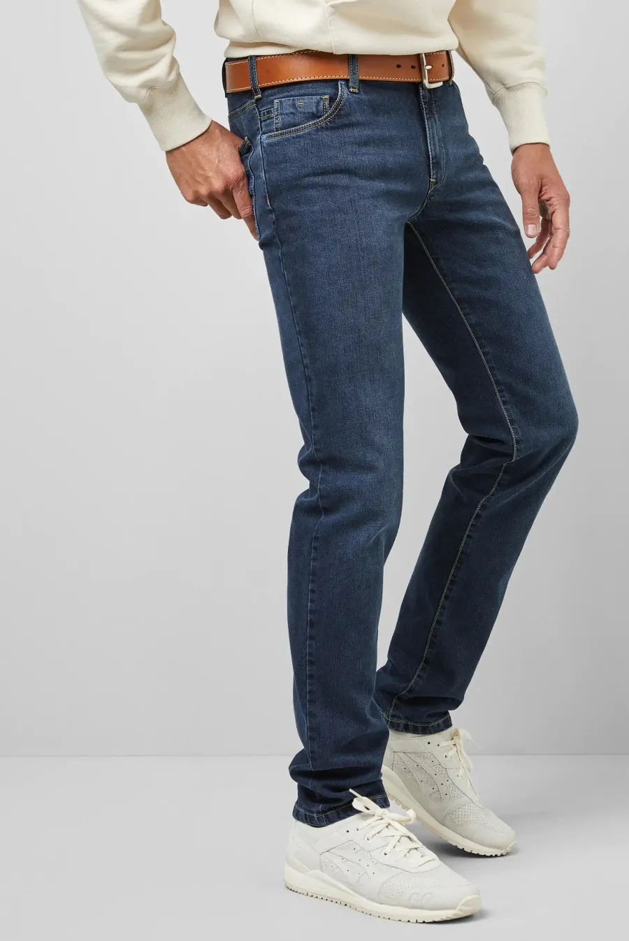 Meyer M5 Jeans - 6207 Slim Fit - Fairtrade Stretch Denim - Overdyed Bl