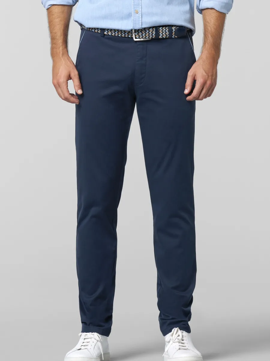Meyer New York Trousers - 5054 Summer Stretch Twill Chinos -