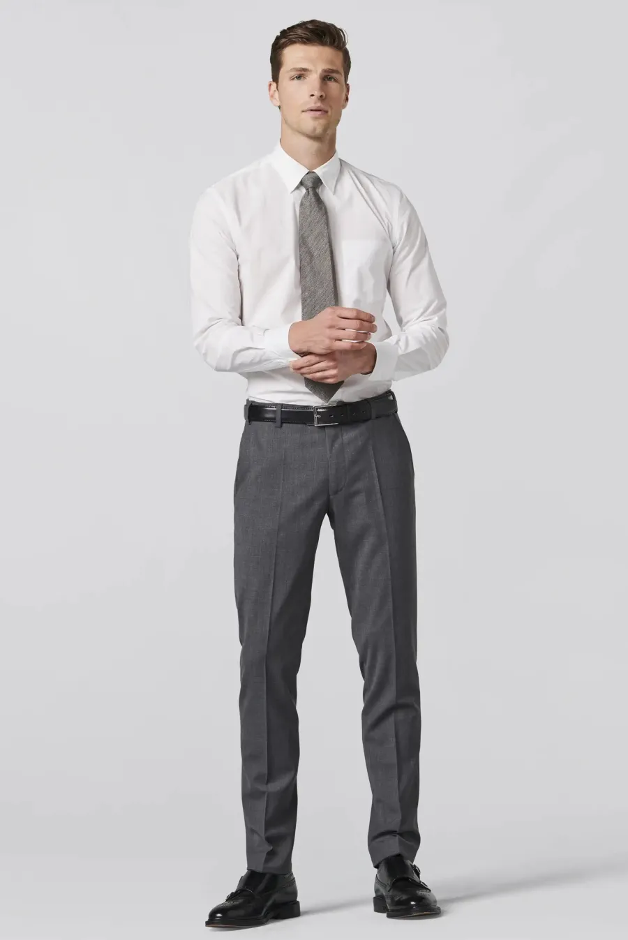 meyer_oslo_trousers___fle_4-1.webp Meyer Oslo Trousers - 344 Flex Tropical Wool-Mix - Mid-Grey
