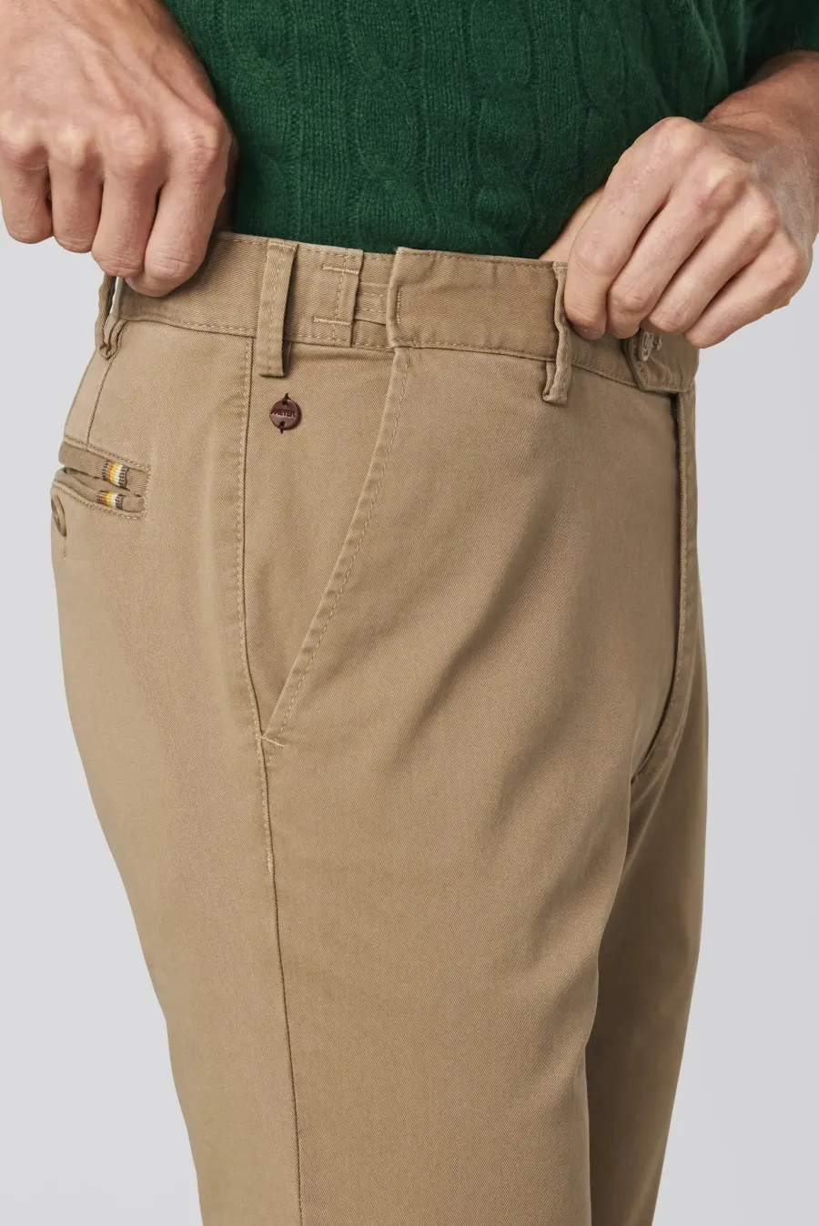 Meyer Oslo Trousers - 316 Luxury Cotton Chinos -