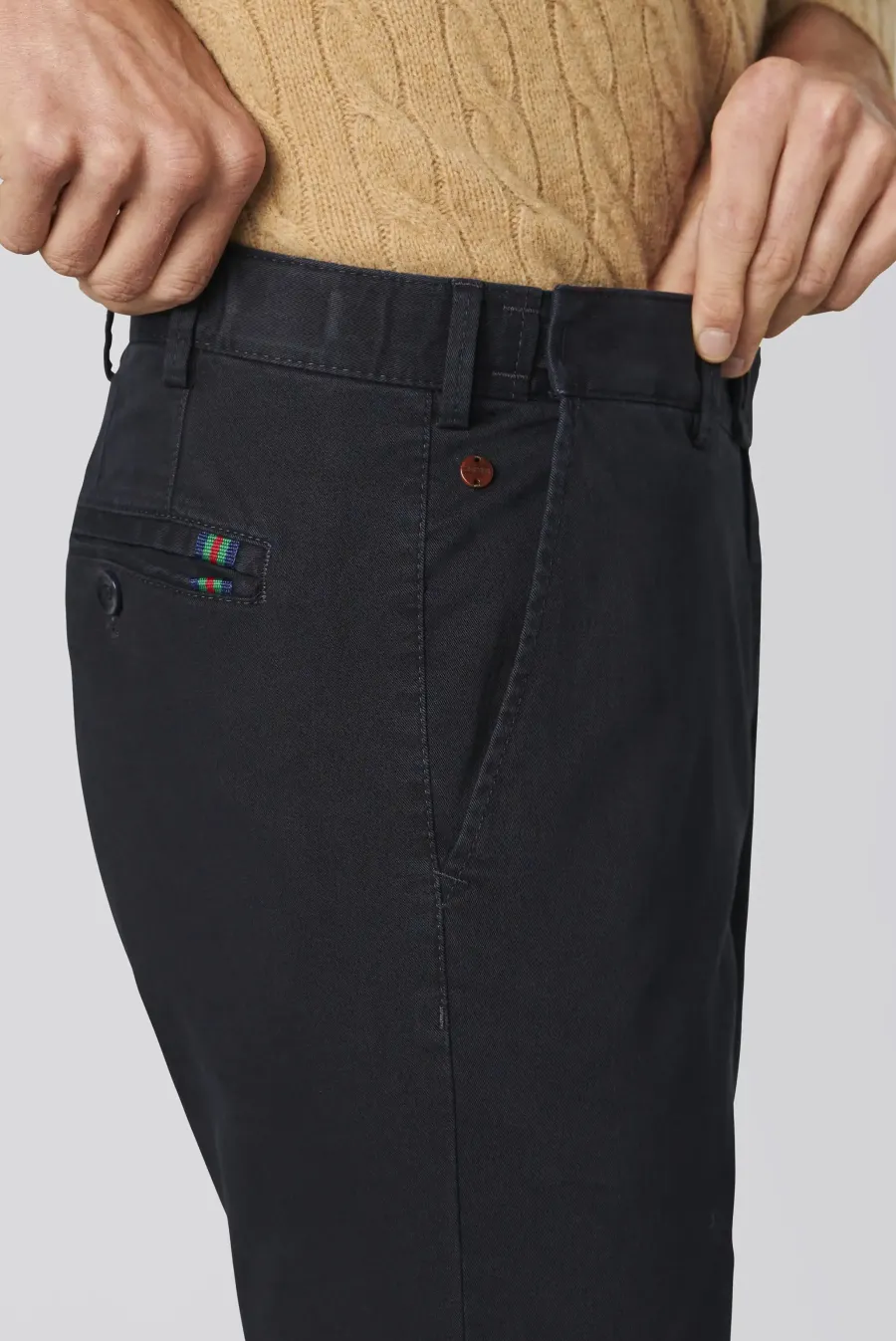 Meyer Oslo Trousers - 316 Luxury Cotton Chinos -