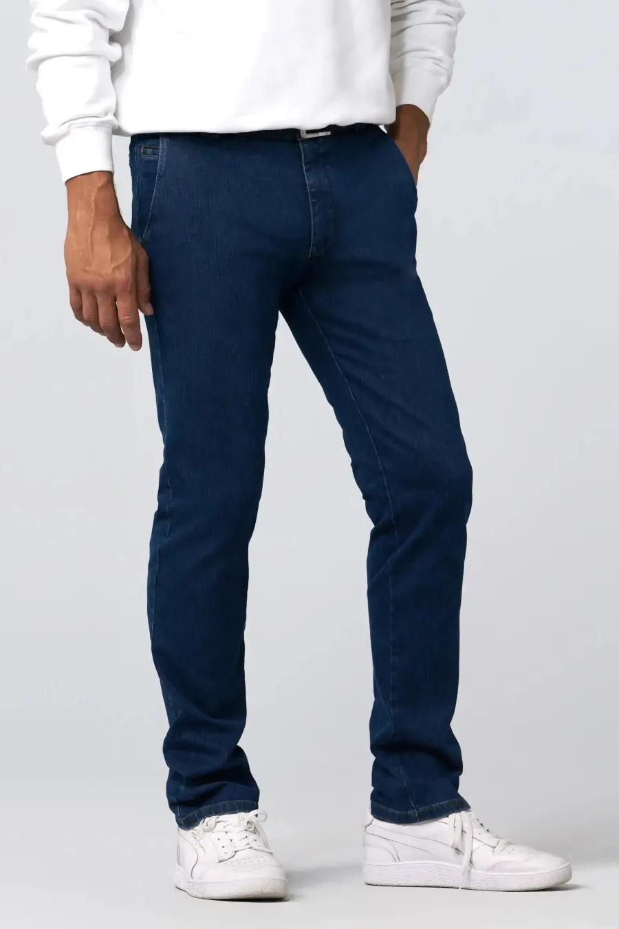 Meyer Roma Denim Trousers - 629 Stretch Core Spun -