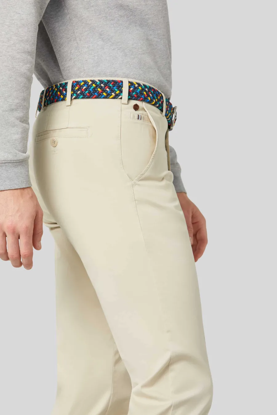 Meyer Roma Trousers - 3001 Light-Weight Cotton Chinos -