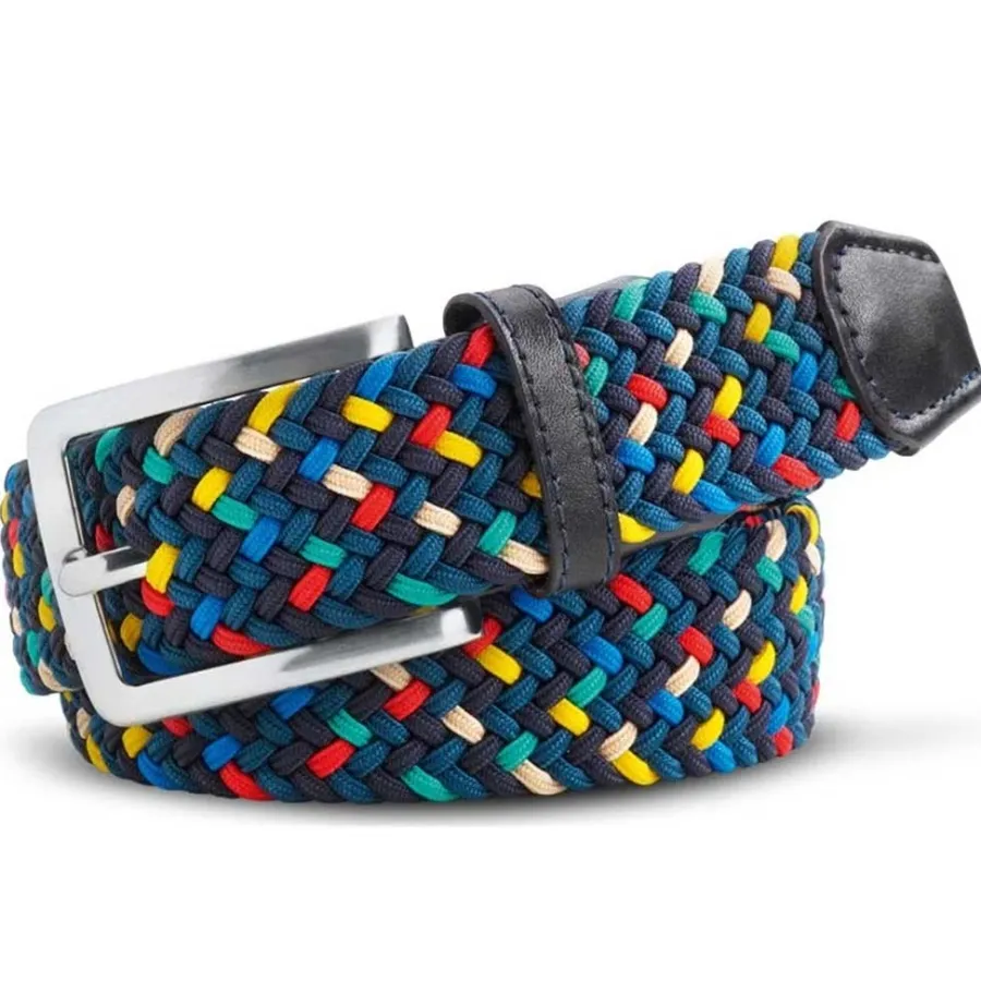 Meyer Woven Belt - Super Stretch - Multi Colour