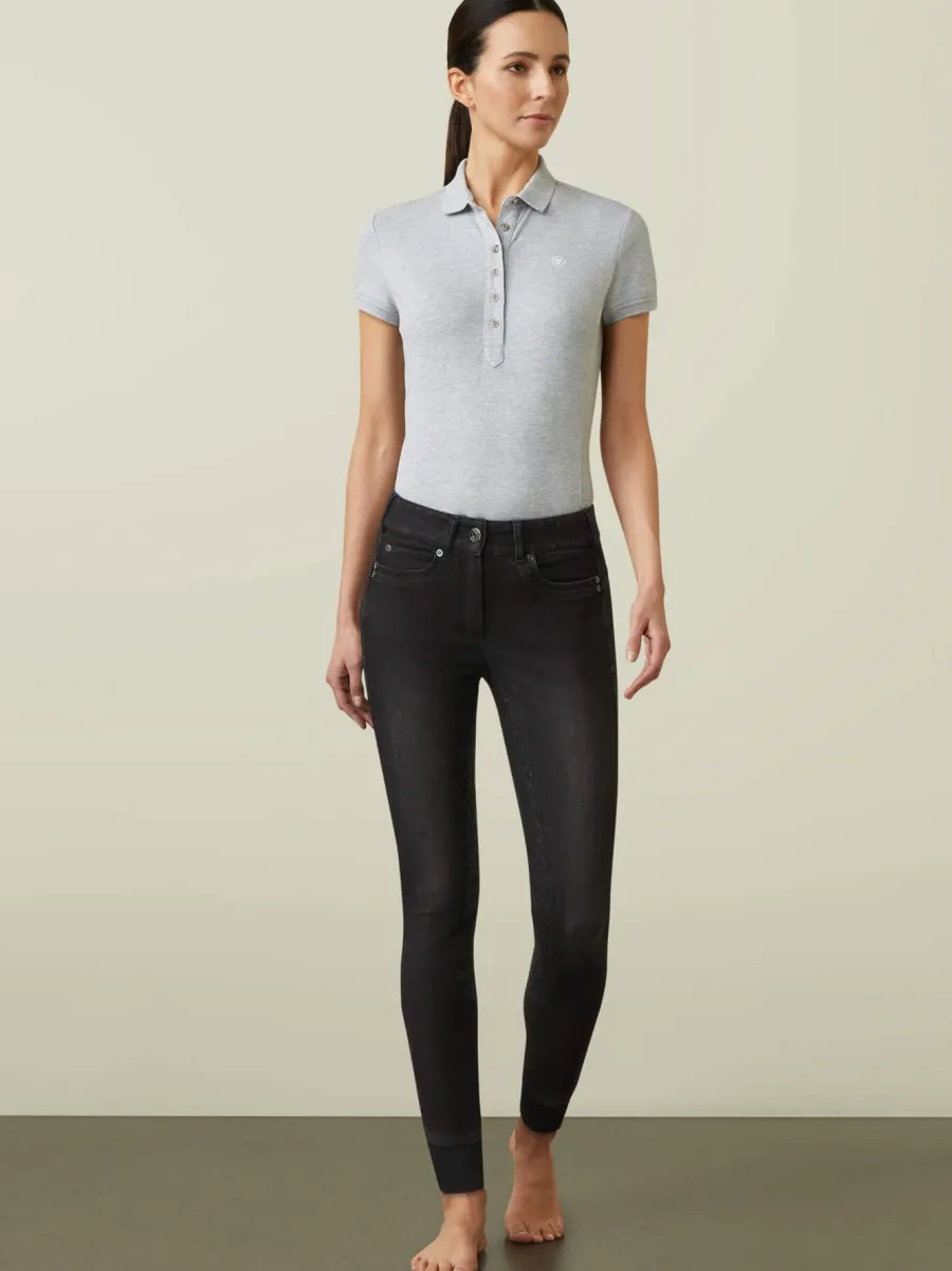 off__ariat_halo_denim_ri_4.webp Women Ariat 30% OFF - Halo Denim Riding Breeches – Womens Full Seat - Black