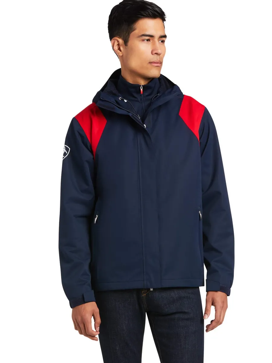 Ariat 30% OFF - Mens Spectator Waterproof Jacket - Team Navy - Size: L