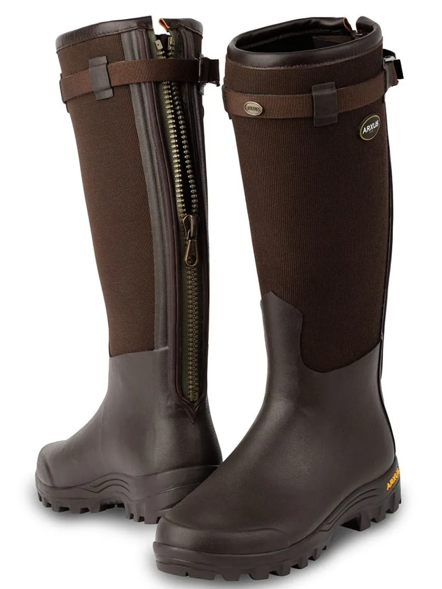 Arxus 30% OFF - Primo Country Zip Wellington Boots - Neoprene Lined -