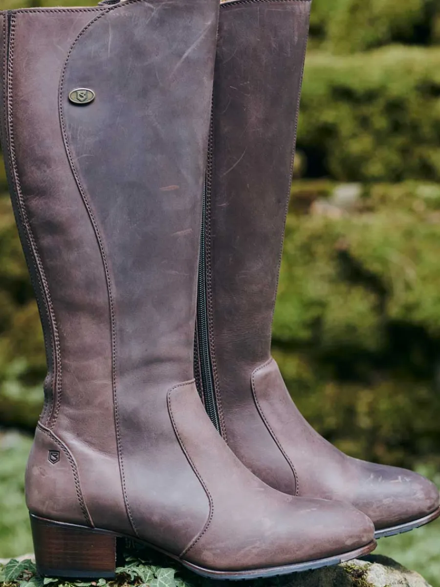 off__dubarry_downpatrick_1.webp Dubarry 40% OFF - Downpatrick Knee High Boots - Old Rum - Size: UK 4,