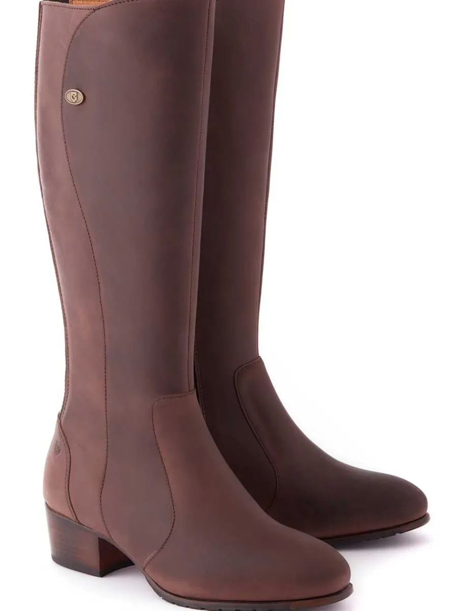 off__dubarry_downpatrick_4.webp Dubarry 40% OFF - Downpatrick Knee High Boots - Old Rum - Size: UK 4,