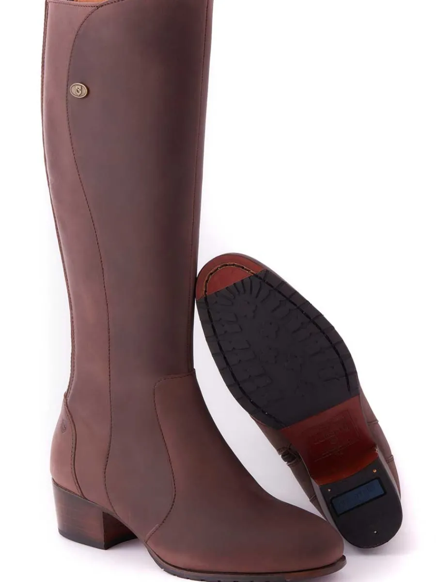 off__dubarry_downpatrick_5.webp Dubarry 40% OFF - Downpatrick Knee High Boots - Old Rum - Size: UK 4,