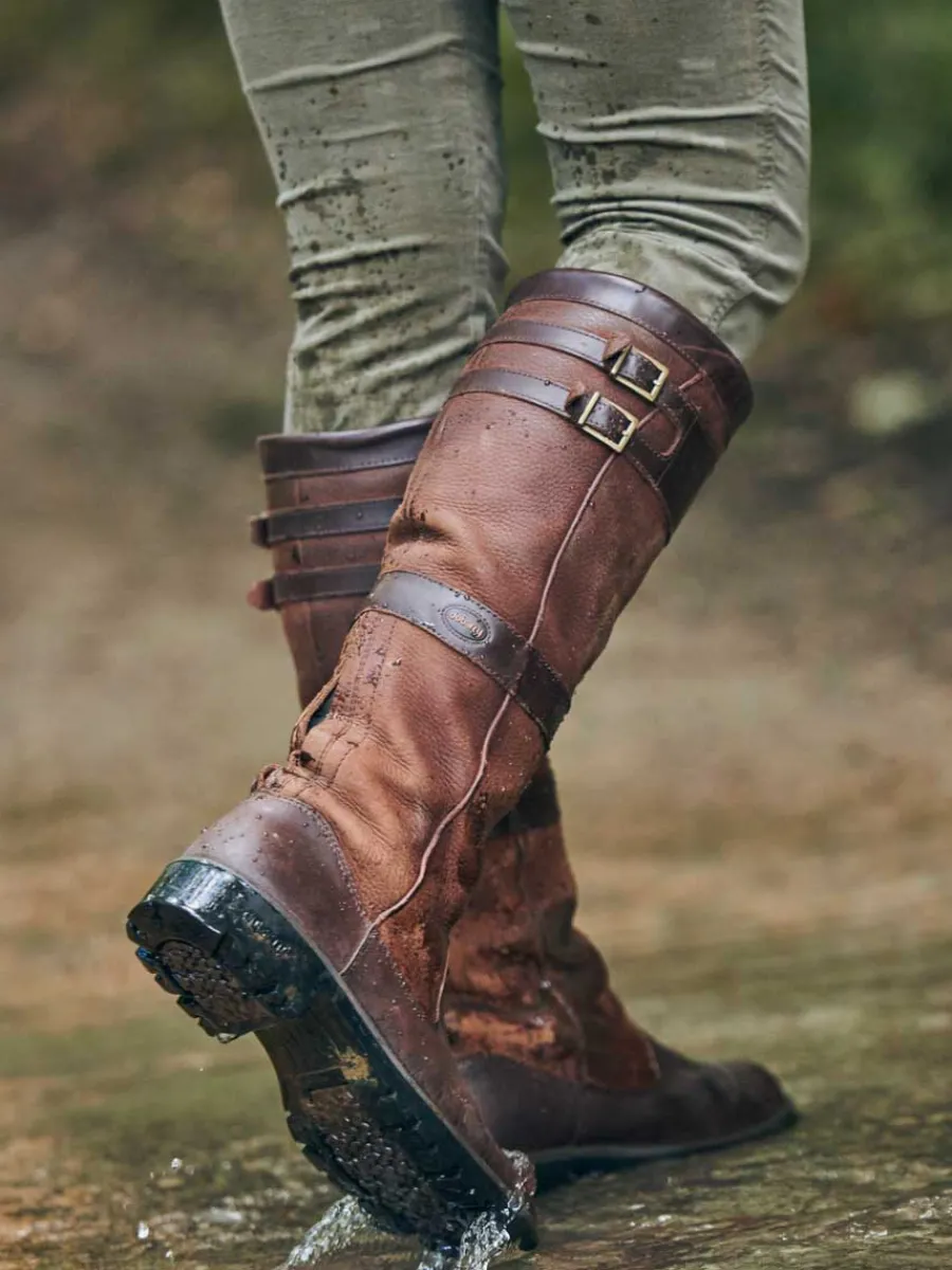 Dubarry 40% OFF - Longford Country Boots - Walnut - Size: UK 7 (EU 41)