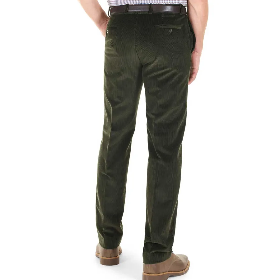 off__gurteen_cords__vero_2.webp Gurteen 50% OFF - Cords - Verona Stretch Cotton - Olive - Size: 40 SHO