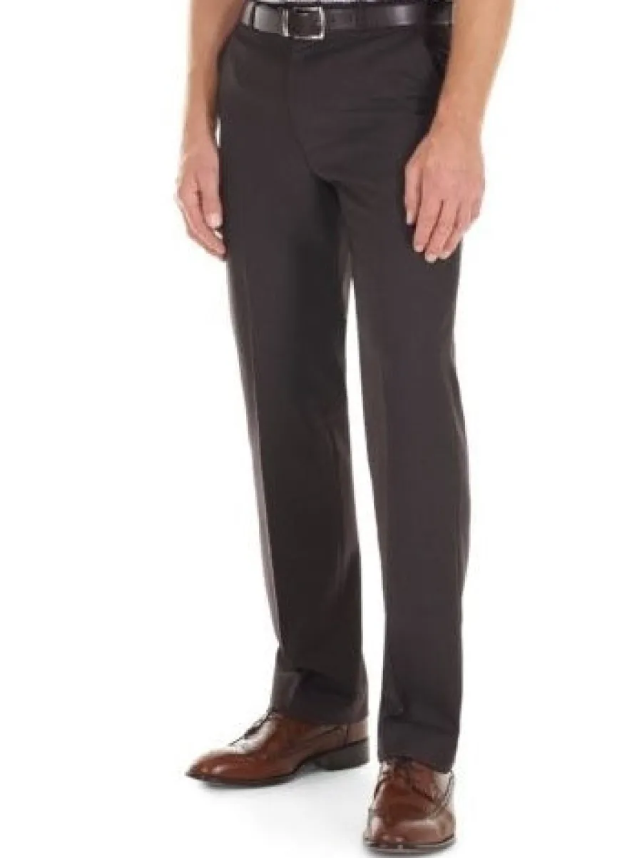 Gurteen 60% OFF - Trousers - Cologne Formal Stretch Flannels - Conker