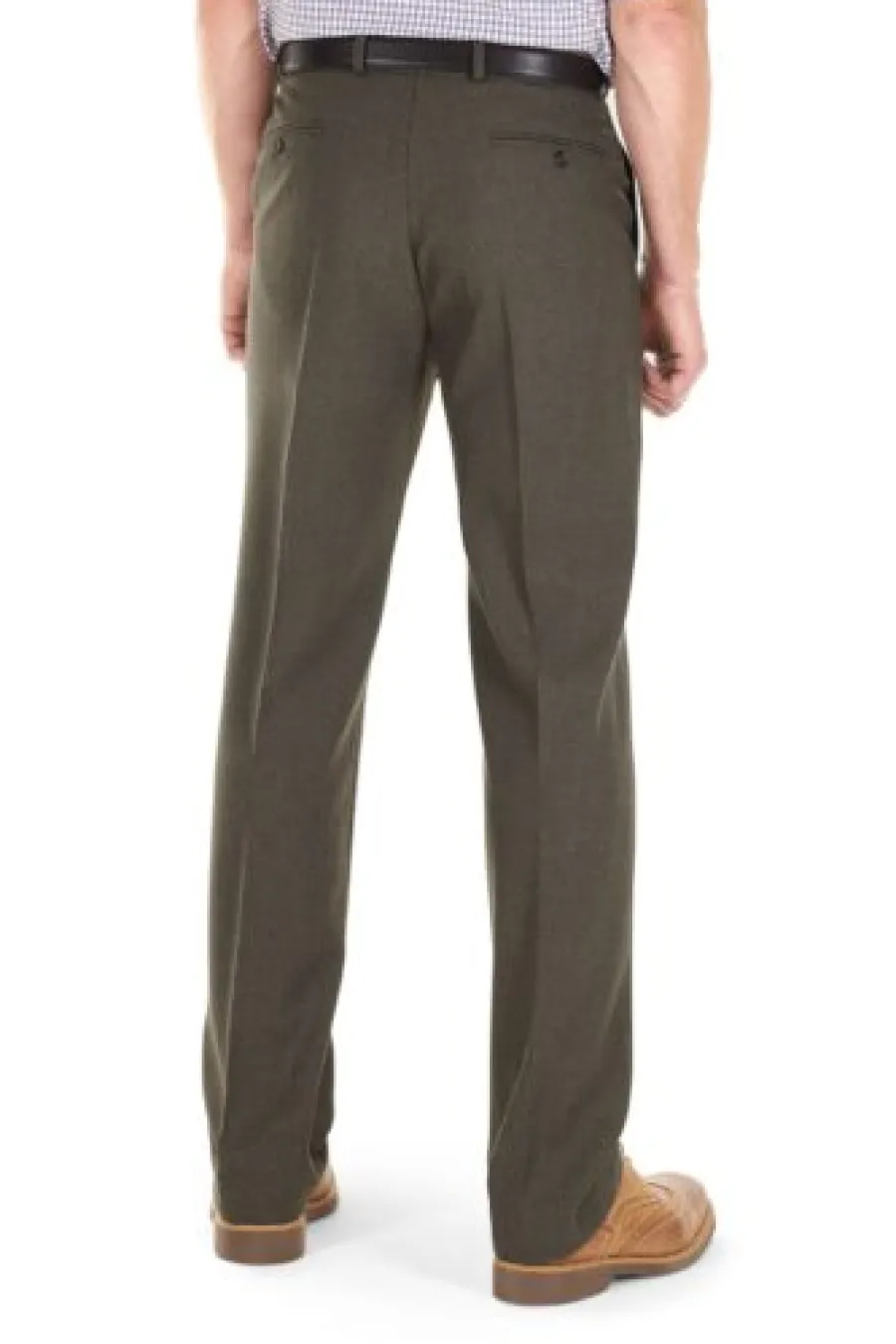Gurteen 50% OFF - Trousers - Cologne Formal Stretch Flannels - Lovat G
