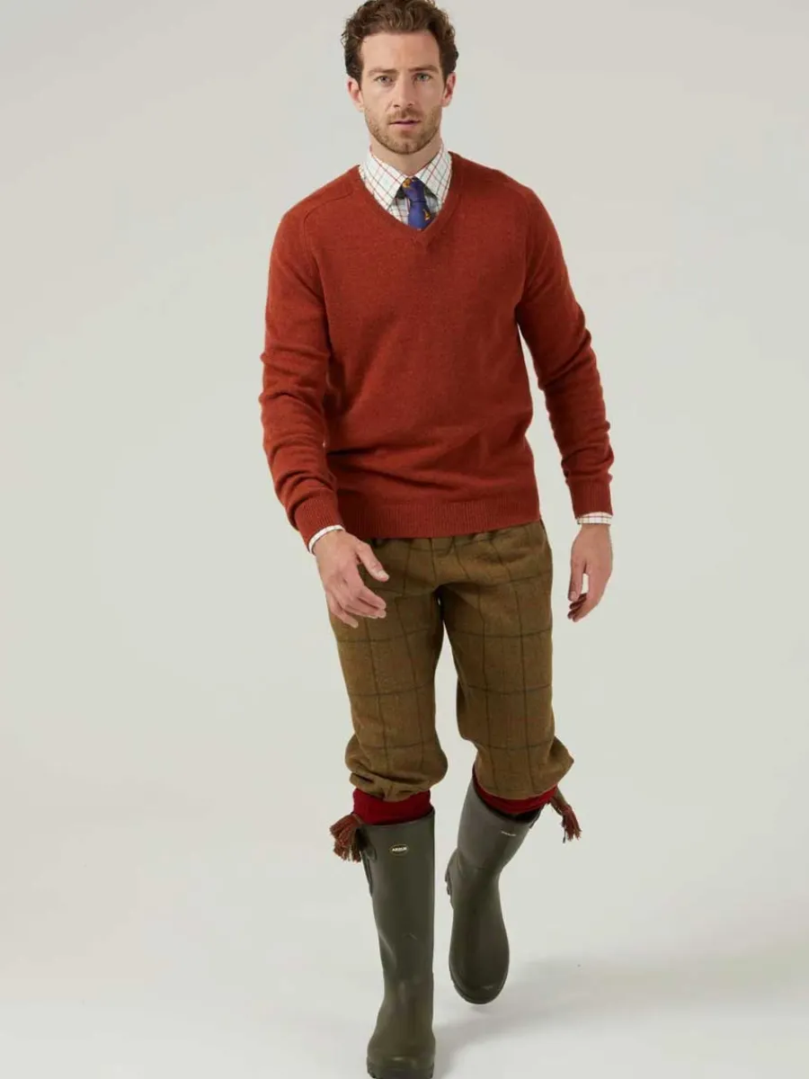 Alan Paine 50% OFF Combrook Mens Tweed Shooting Breeks - Thyme - Size: