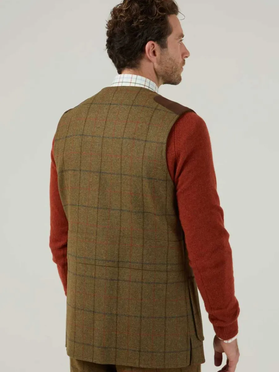 off_alan_paine_combrook__5.webp Alan Paine 50% OFF Combrook Mens Shooting Waistcoat - Thyme - Size: Me