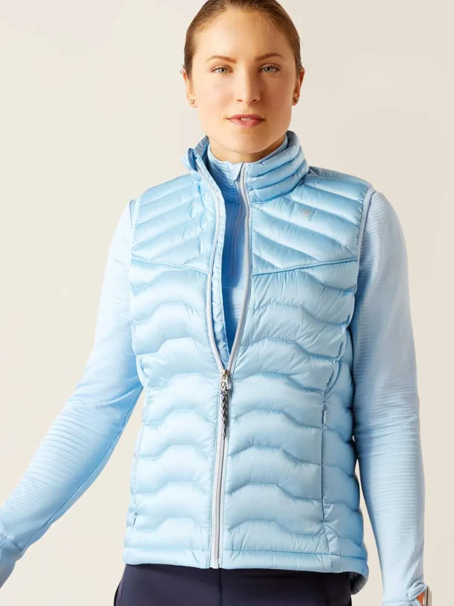 Women Ariat 50% OFF Ideal Down Gilet - Womens - Iridescent Cote D'Azur - Siz
