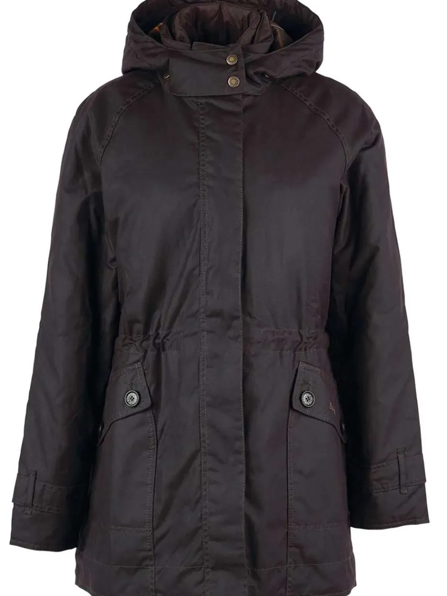 Women Barbour 40% OFF Cannich Parka Wax Jacket - Women's - Rustic - Size: UK