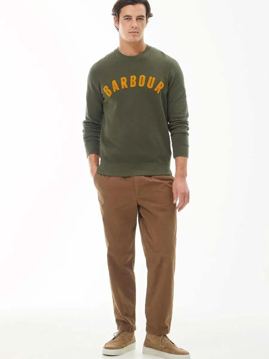 off_barbour_sweater__men_2.webp Barbour 40% OFF Sweater - Mens Prep Logo Crew Neck - Olive Green - Siz