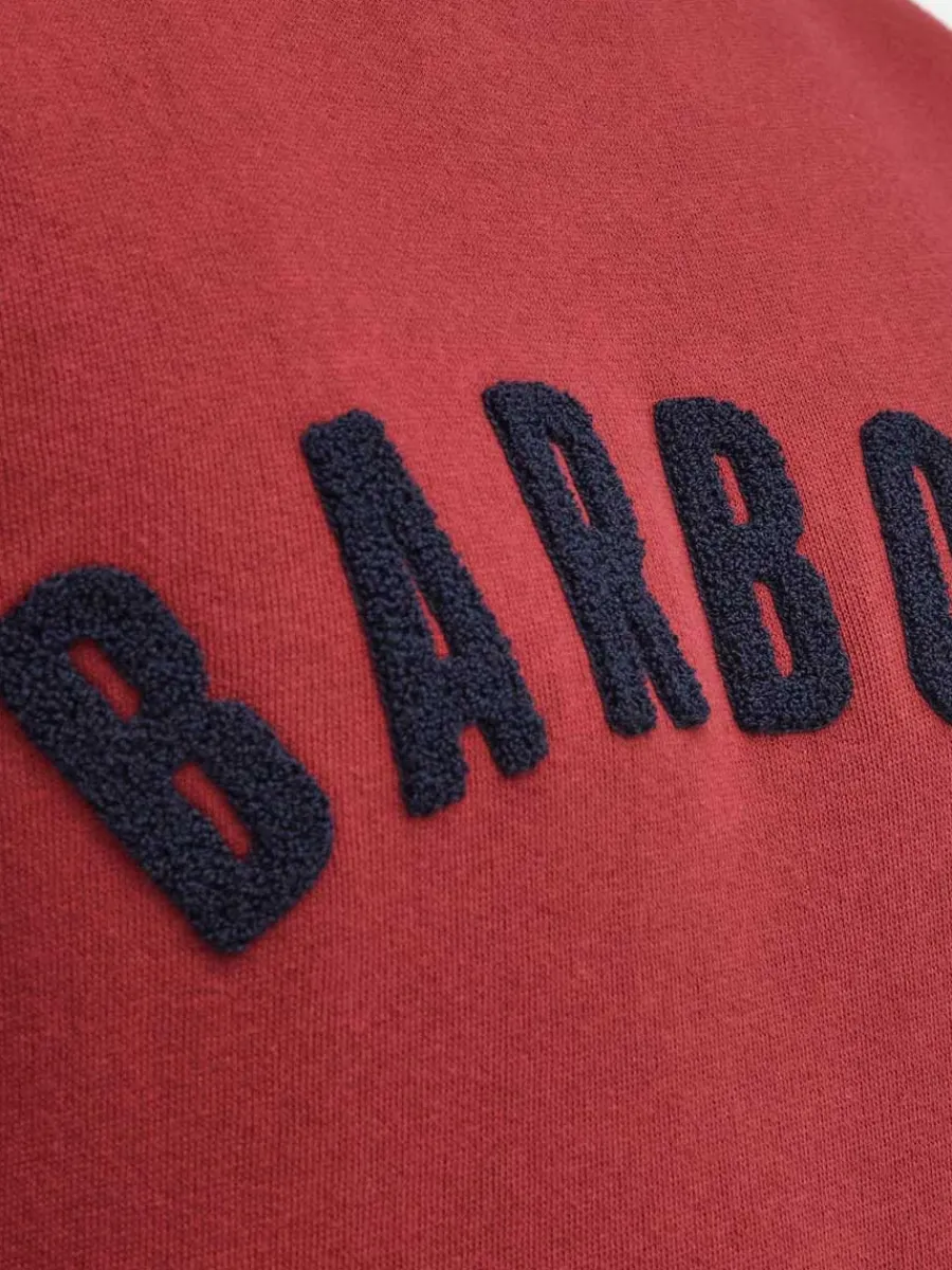 off_barbour_sweater__men_3-1.webp Barbour 50% OFF Sweater - Mens Prep Logo Crew Neck - Highland Red