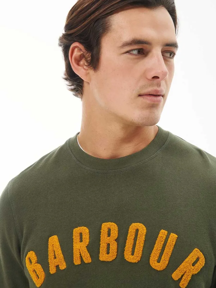 off_barbour_sweater__men_4.webp Barbour 40% OFF Sweater - Mens Prep Logo Crew Neck - Olive Green - Siz
