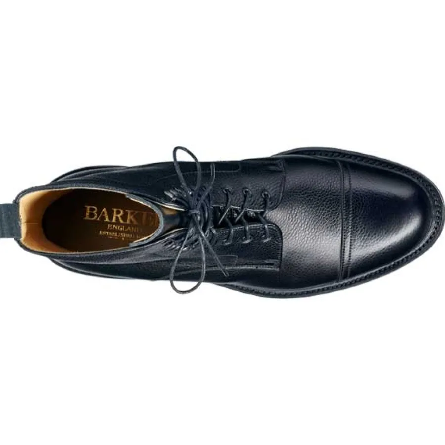 off_barker_donegal_boots_3.webp Barker Shoes 40% OFF BARKER Donegal Boots - Mens - Black Grain - Size: UK 6.5