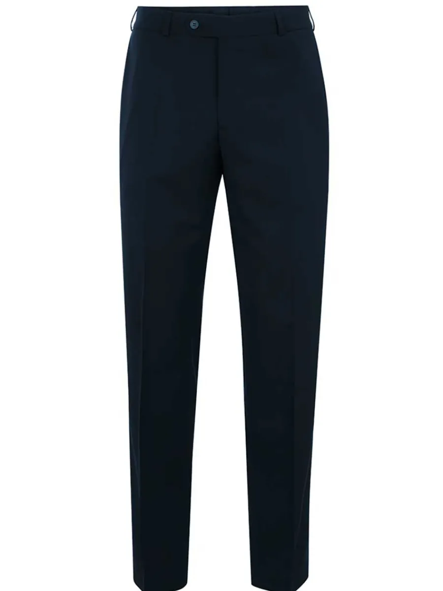 Bruhl 40% OFF Trousers - Steward Wool Mix Formal - Navy - Size: 32" RE