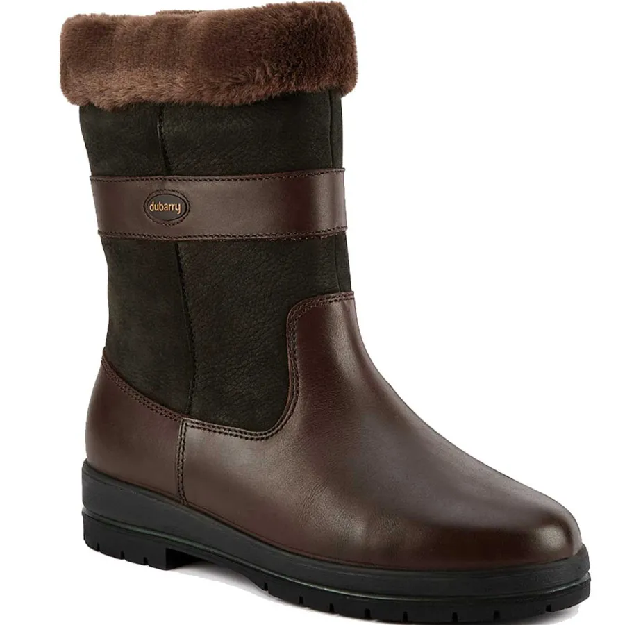 Dubarry 40% OFF Foxrock Fur Lined Country Boots - Womens - Black/Brown