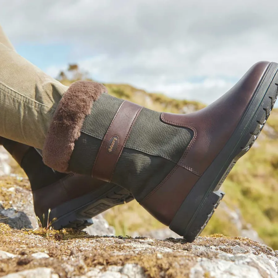 Dubarry 40% OFF Foxrock Fur Lined Country Boots - Womens - Black/Brown