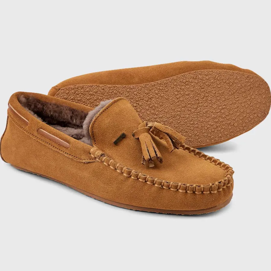 Women Dubarry 40% OFF Rosslare Moccasin Slippers - Women's - Sand UK 6.5