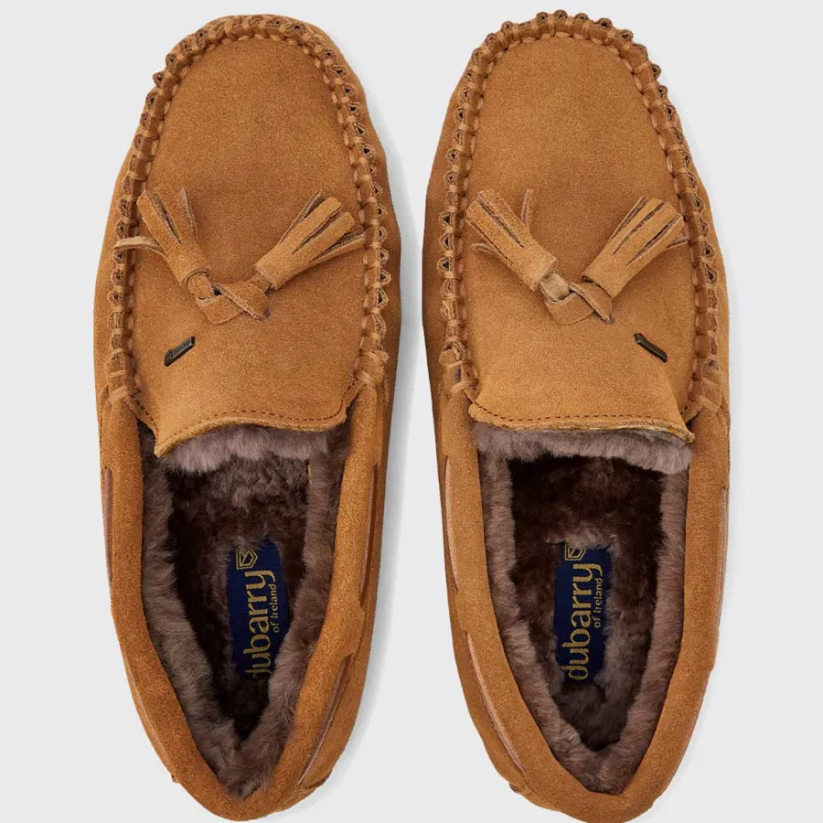 off_dubarry_rosslare_moc_2.webp Women Dubarry 40% OFF Rosslare Moccasin Slippers - Women's - Sand UK 6.5