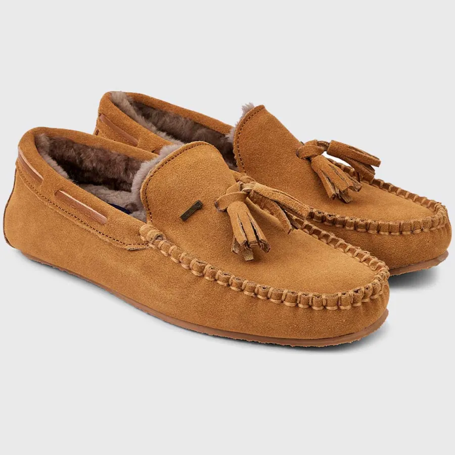 off_dubarry_rosslare_moc_4.webp Women Dubarry 40% OFF Rosslare Moccasin Slippers - Women's - Sand UK 6.5