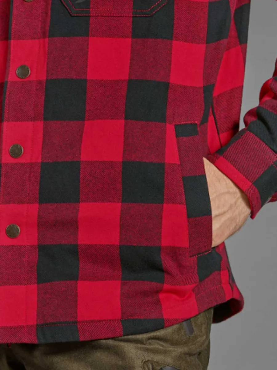 off_seeland_canada_shirt_4.webp Seeland 40% OFF Canada Shirt - Mens - Red Check - Size: Medium