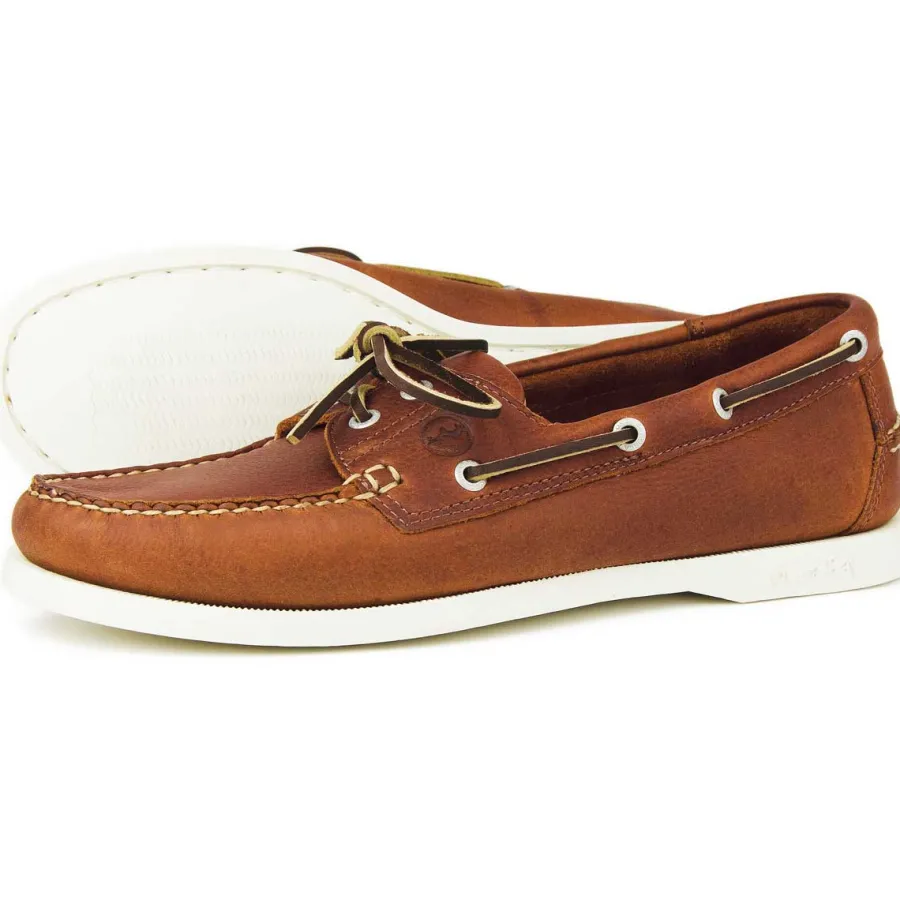 Women Orca Bay Maine Leather Deck Shoes - Women's - Havana