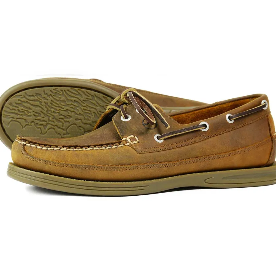 Orca Bay Mens Fowey Leather Deck Shoes -