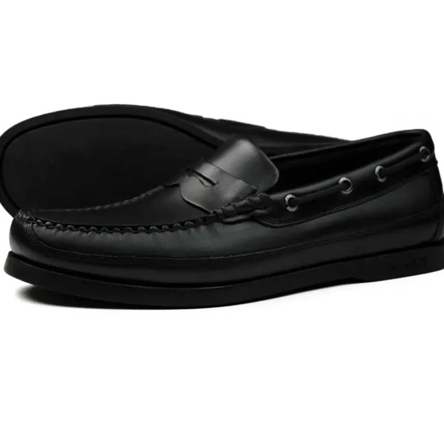 Orca Bay Mens Fripp Leather Loafers - Black