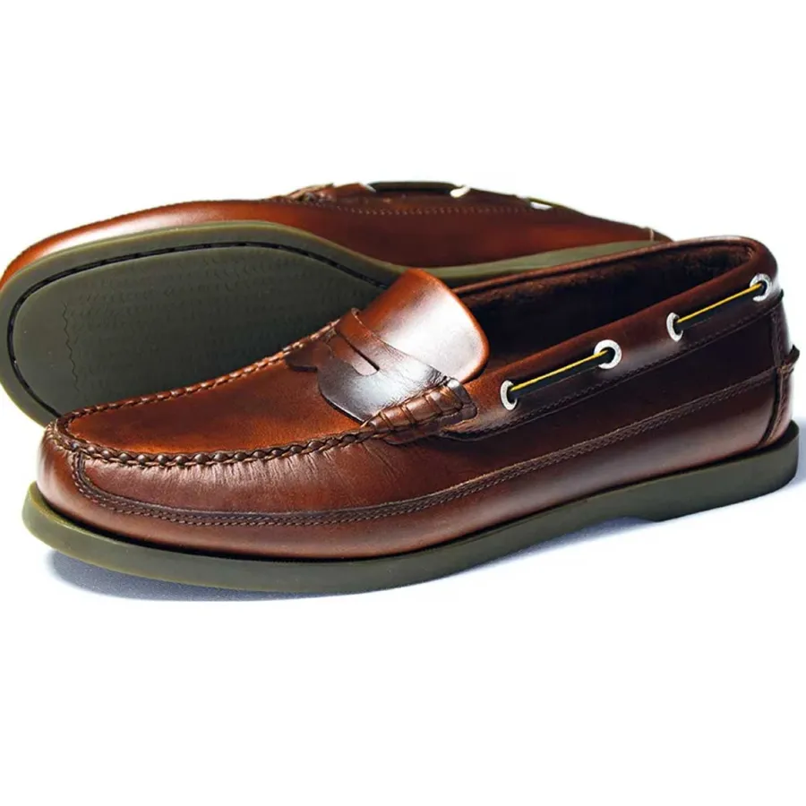 Orca Bay Mens Fripp Leather Loafers - Elk