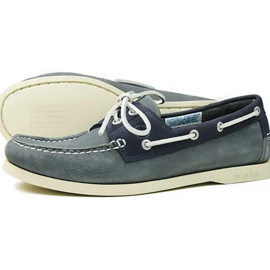 Orca Bay Sandusky Leather Deck Shoes - Men's - Grey / Indigo