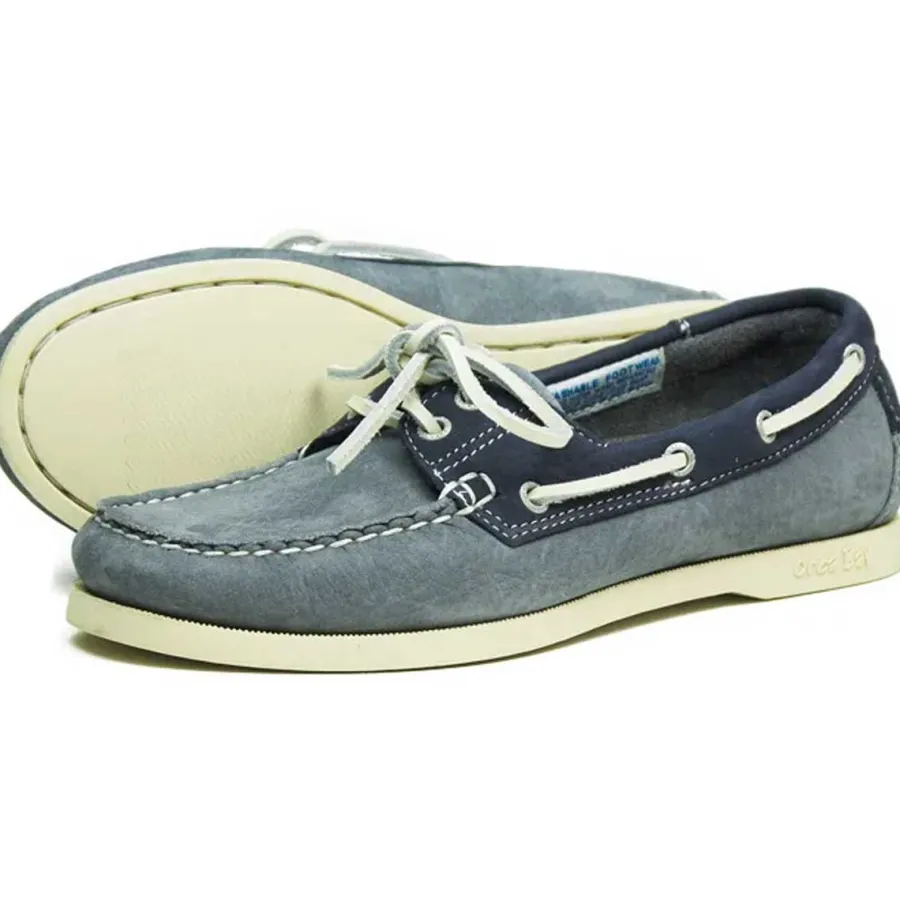 Women Orca Bay Sandusky Nubuck Deck Shoes - Women's - Grey / Indigo