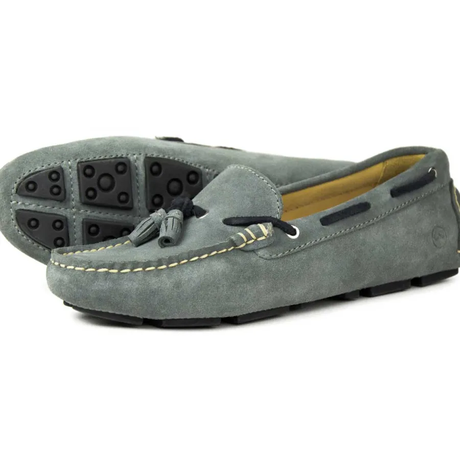 Women Orca Bay Sicily Suede Loafers - Women's - Grey / Navy