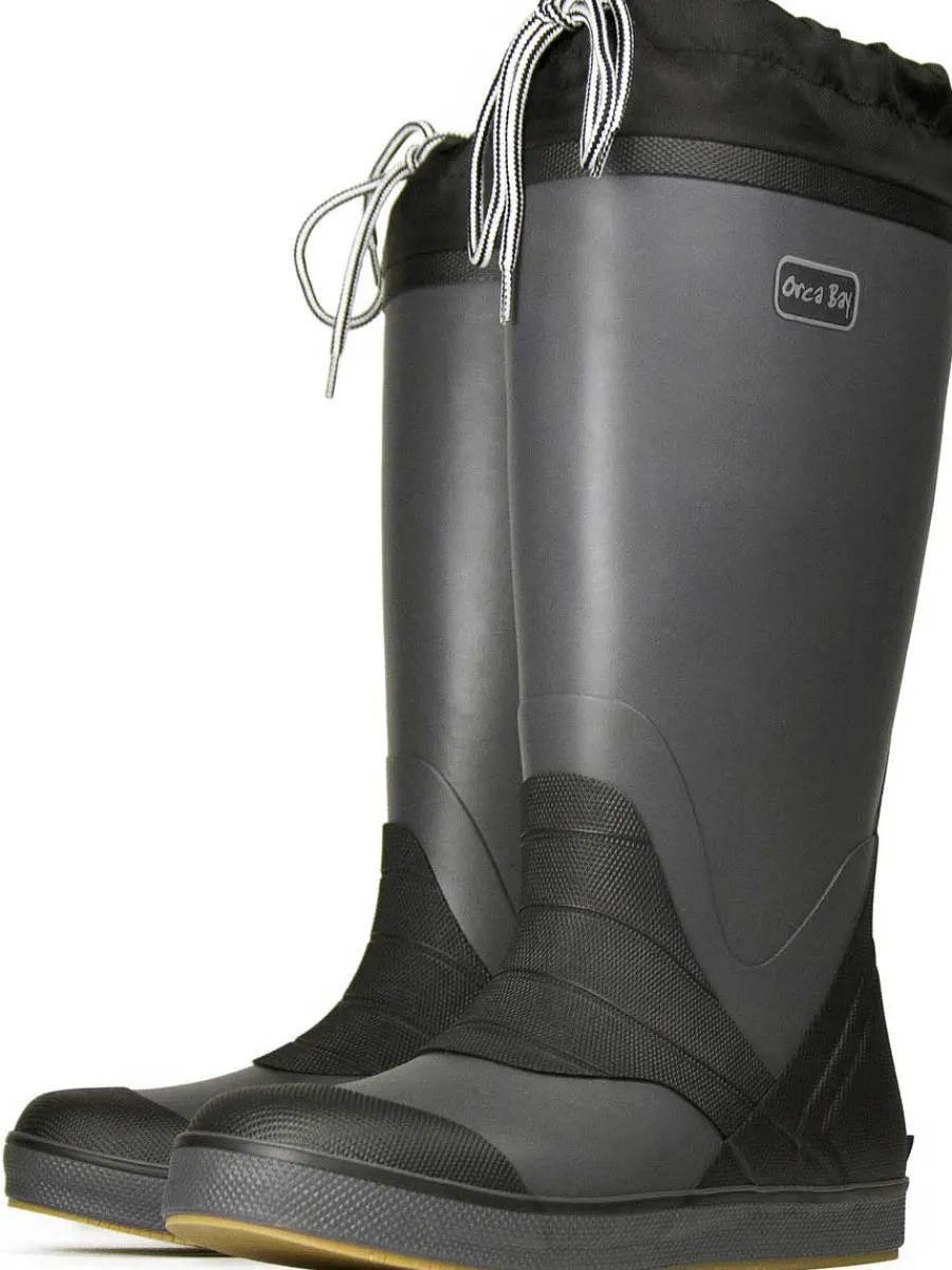 Orca Bay Solent Neoprene Lined Sailing Boots - Carbon