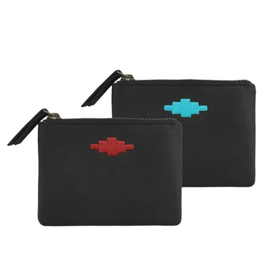 Women Pampeano - Cambio Pouch Purse - Black Leather