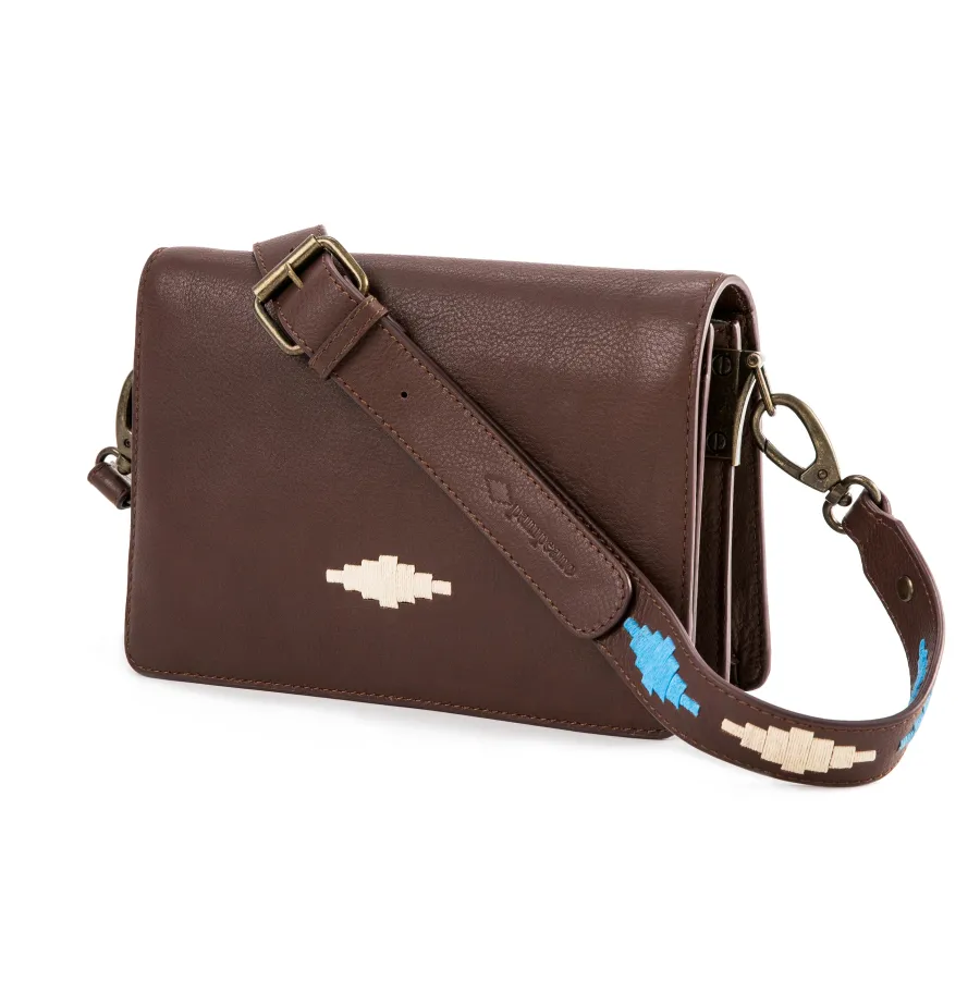 pampeano__ladies_crossbod_2.webp Women Pampeano - Ladies Crossbody Bag - Brown Leather