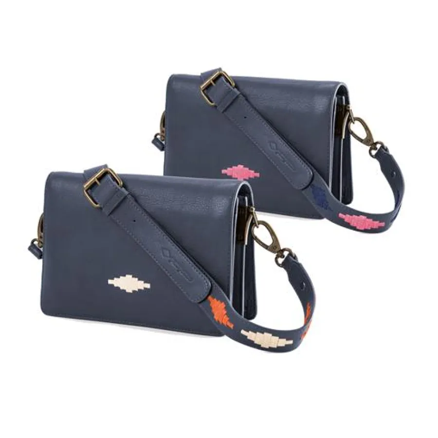 Women Pampeano - Ladies Estillo Crossbody Bag - Navy Leather