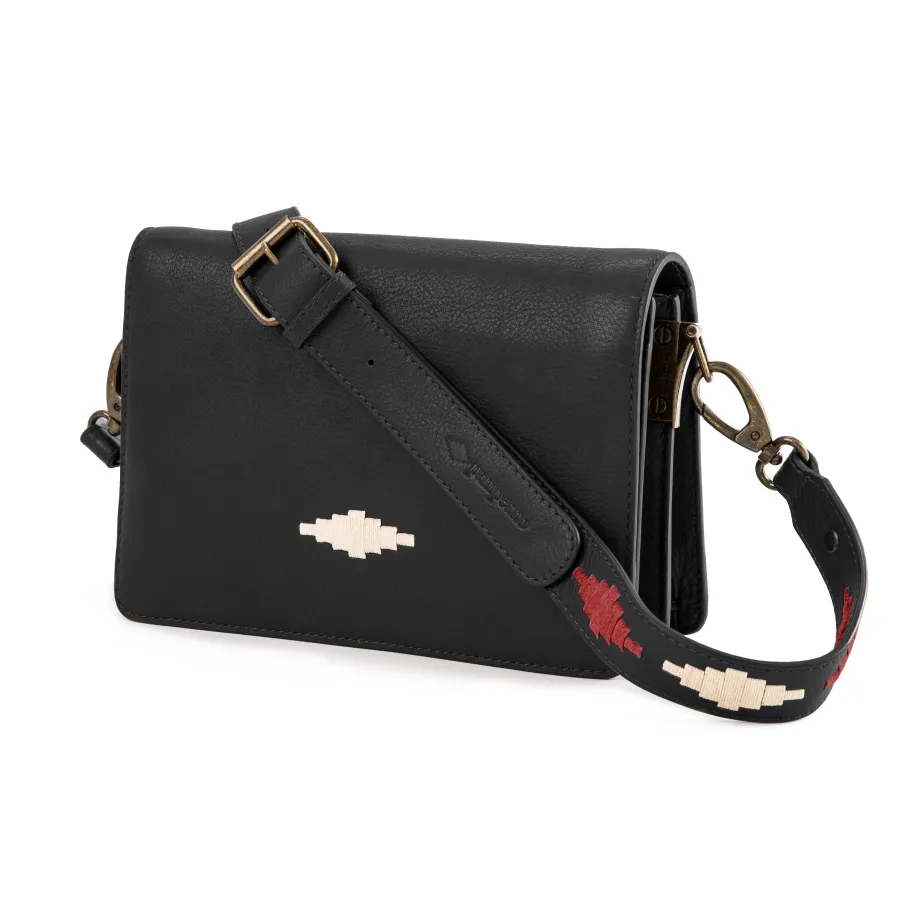 pampeano__ladies_estillo__2-1.webp Women Pampeano - Ladies Estillo Crossbody Bag - Black Leather