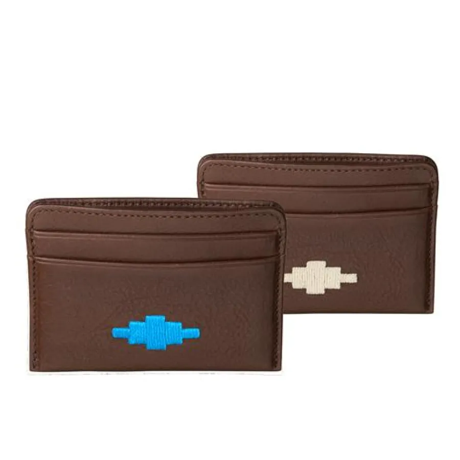 Pampeano - Rombo Card Slip - Brown Leather