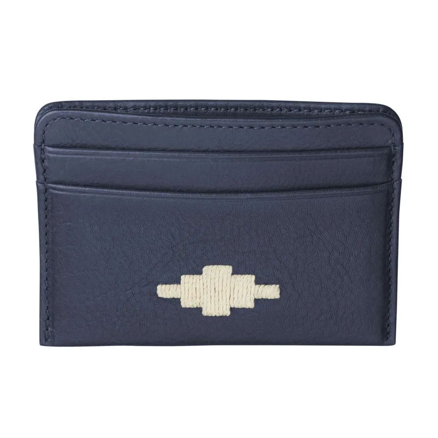 Women Pampeano - Rombo Card Slip - Navy Leather