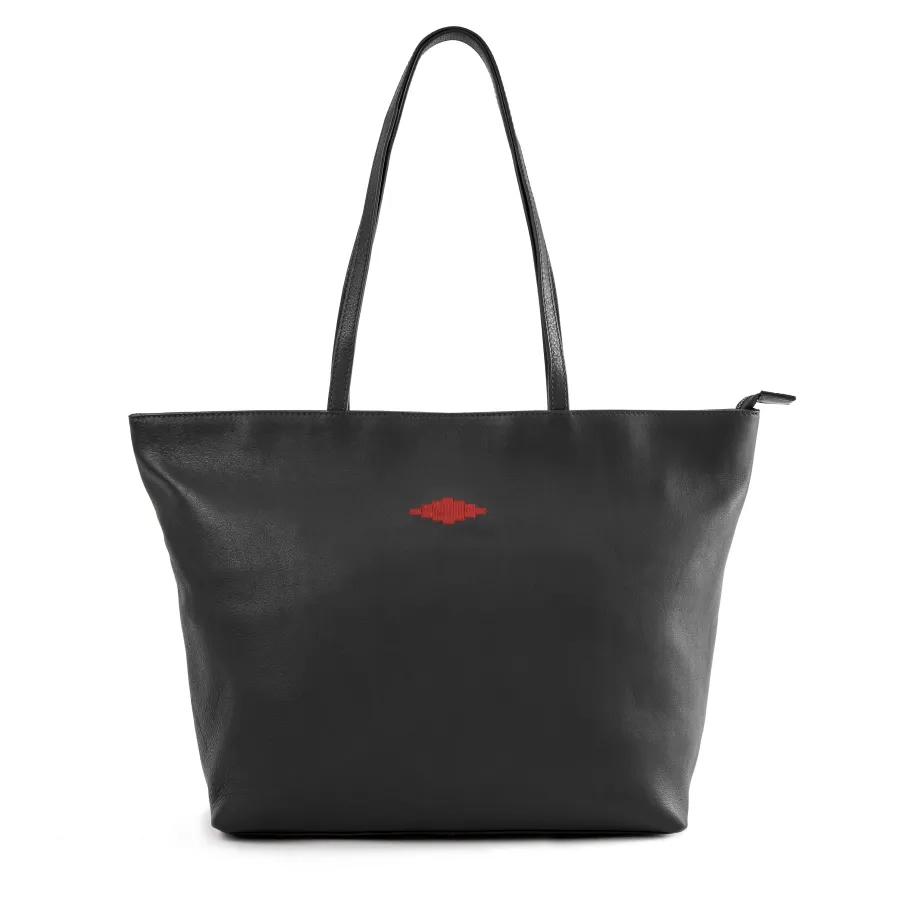 pampeano__trapecio_tote_b_2-2.webp Pampeano - Trapecio Tote Bag - Black Leather